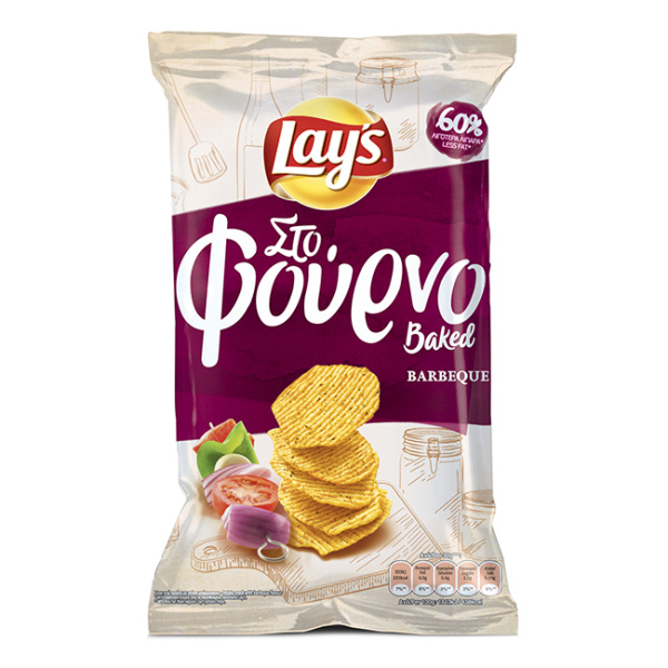 LAYS BAKED CHIPS BARBEQUE FLAVOUR 105gr
