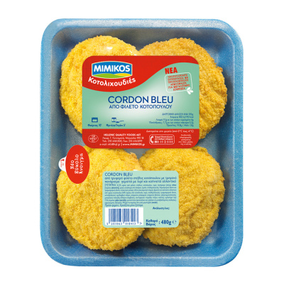 MIMIKOS CORDON BLEU PREPACKED 480gr