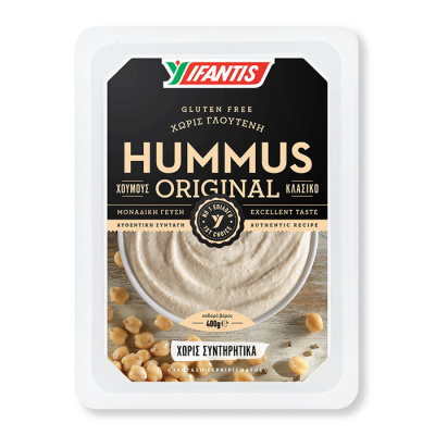 IFANTIS HUMMUS ORIGINAL GLUTEN FREE 400GR