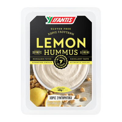 IFANTIS LEMON HUMMUS GLUTEN FREE 400GR