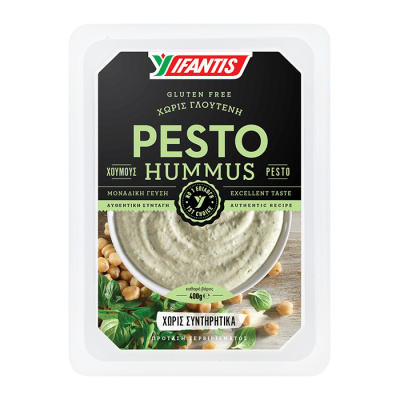 IFANTIS PESTO HUMMUS GLUTEN FREE 400GR