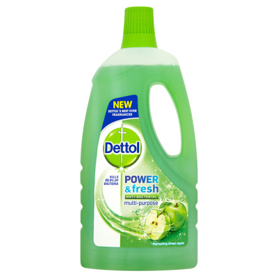 DETTOL MULTI PURPOSE CLEANER FOR SURFACES GREEN APPLE 1lt