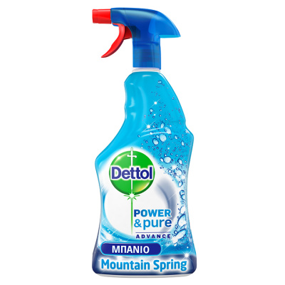 DETTOL POWER & PURE BATHROOM SPRAY 750ml