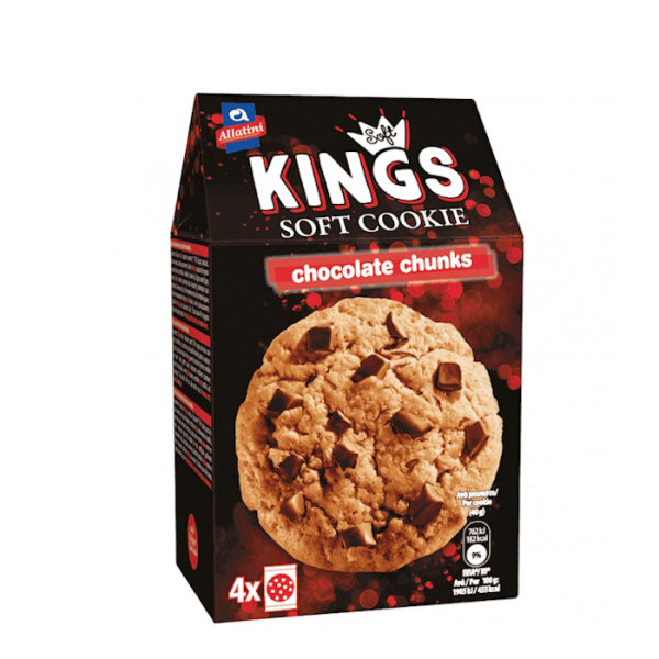 ALLATINI KINGS SOFT COOKIE CHOCOLATE CHUNKS 160gr