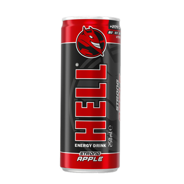 HELL ENERGY DRINK STRONG APPLE 250ml