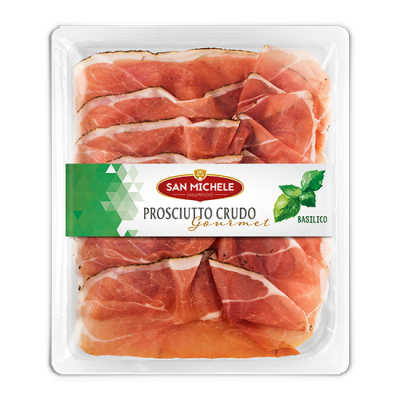 SAN MICHELE PROSCIUTTO CRUDO WITH BASIL 90GR