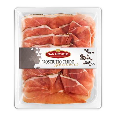 SAN MICHELE PROSCIUTTO CRUDO WITH PEPPER 90GR