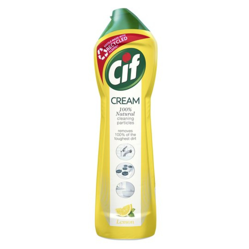 CIF Cream Γενικό Καθαριστικό με Άρωμα Λεμόνι 500ml