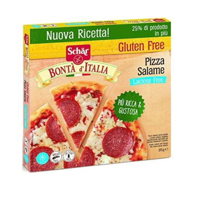 SCHAR FROZEN GLUTEN FREE PIZZA SALAME 375gr