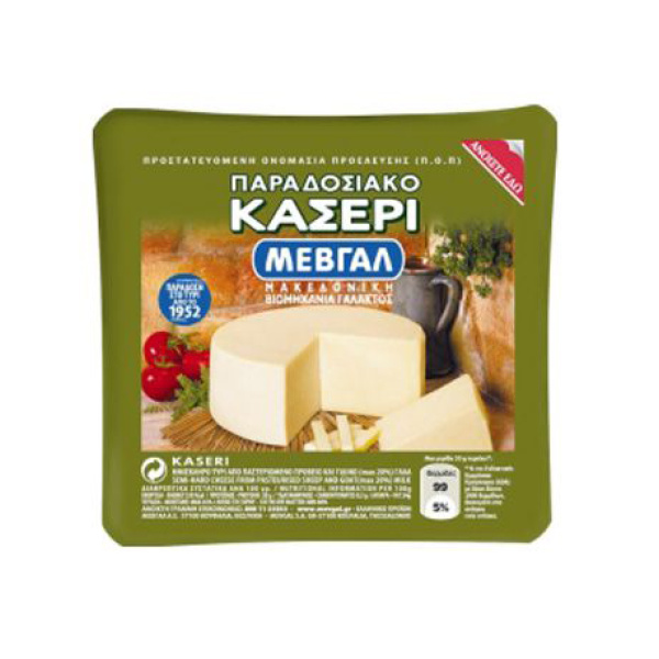 MEVGAL TRADITIONAL KASERI CHEESE ~300GR