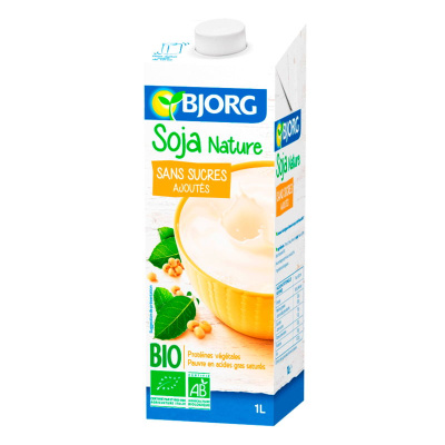 BJORG SOYA NATURAL NO SUGAR DRINK 1lt bio