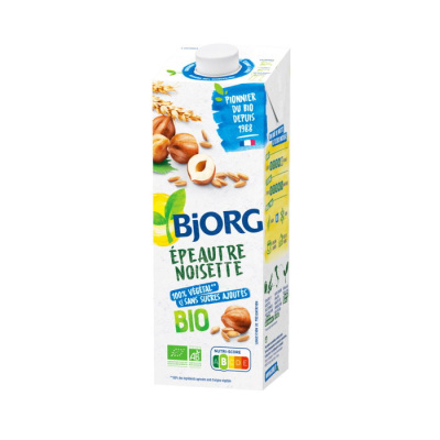 BJORG HAZELNUT DRINK NO ADDED SUGAR 1lt bio