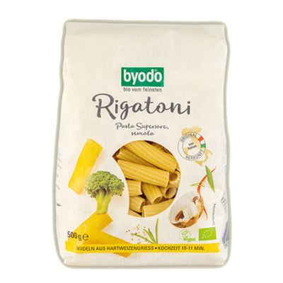 BYODO SEMOLINA - RIGATONI 500gr bio