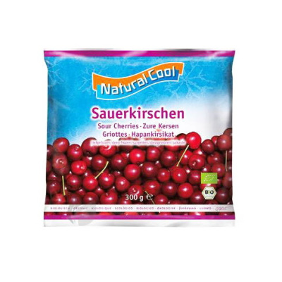 NATURAL COOL FROZEN SOUR CHERRIES 300gr bio