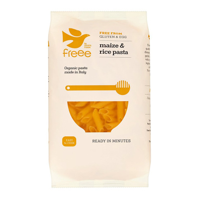 DOVES FARM FREEE MAIZE & RICE PENNE 500gr bio