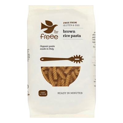 DOVES FARM FREEE BROWN RICE FUSILLI 500gr bio