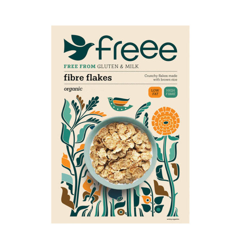 DOVES FARM FREEE FIBRE FLAKES 375gr bio