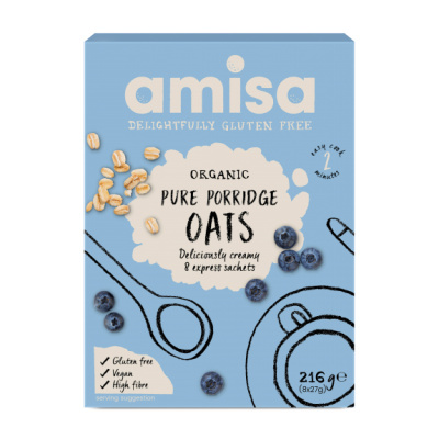 AMISA PURE PORRIDGE OATS 325gr bio