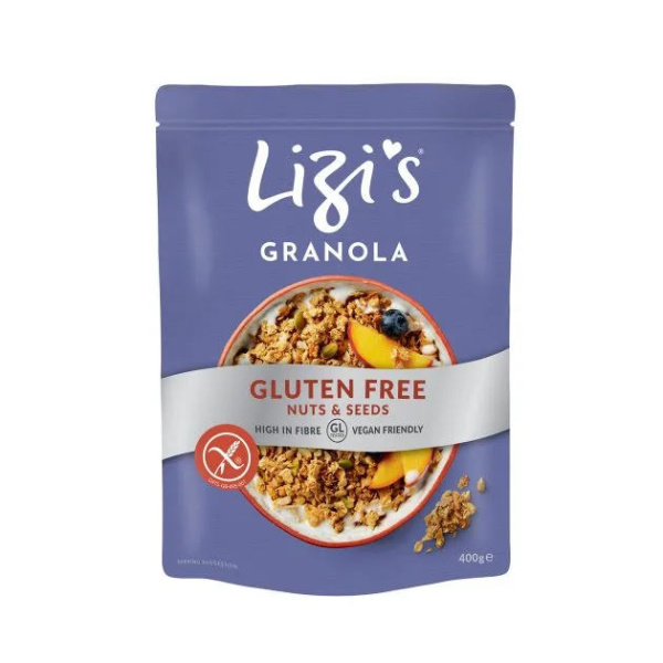 LIZI'S GLUTEN FREE GRANOLA NUTS & SEEDS 400gr