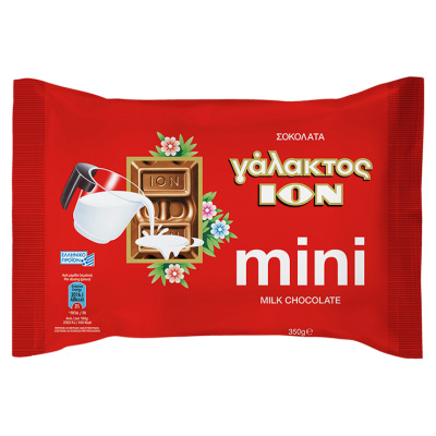 ION MINI MILK CHOCOLATE 350gr 40pcs