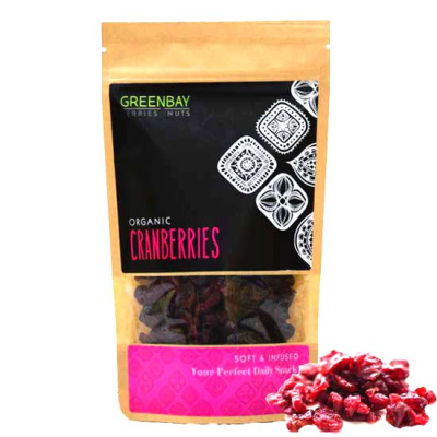 GREEN BAY DRIED CRANBERRIES 125gr bio