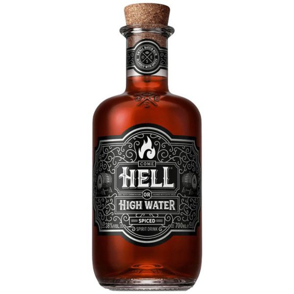 HELL OR HIGH WATER SPICED RUM 38%VOL 700ml