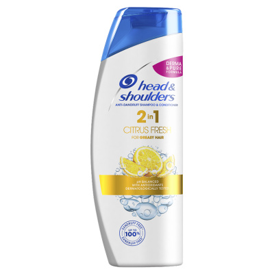 HEAD & SHOULDERS CITRUS FRESH FOR GREASY HAIR 360ml