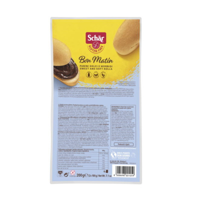 SCHAR GLUTEN FREE SWEET BREAD BRIOCHE 200gr 4pc