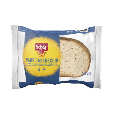 SCHAR GLUTEN FREE SLICED BREAD WITH BUCKWHEAT AND SOURDOUGH 240gr