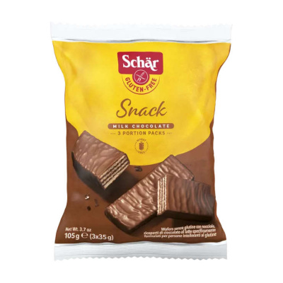 SCHAR GLUTEN FREE CHOCOLATE WAFERS 105gr