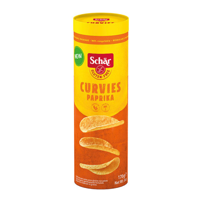 SCHAR GLUTEN FREE CURVIES PAPRIKA 170gr