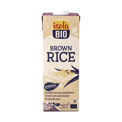 ISOLA BIO BROWN RICE DRINK 1lt bio