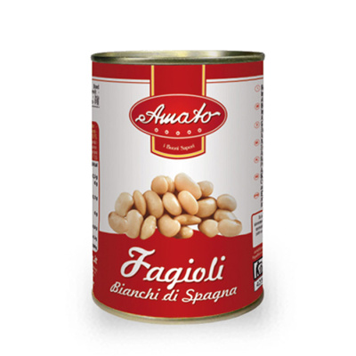 AMATO BOILED WHITE BEANS 400gr