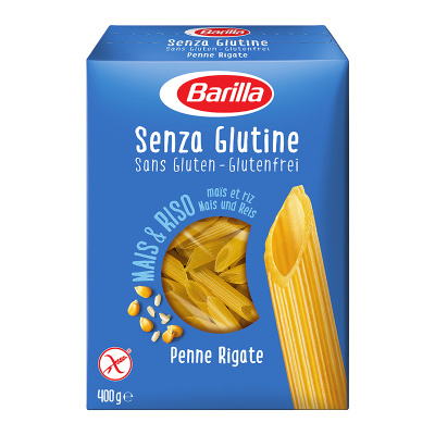 BARILLA CORN & RICE PENNE RIGATE 400gr