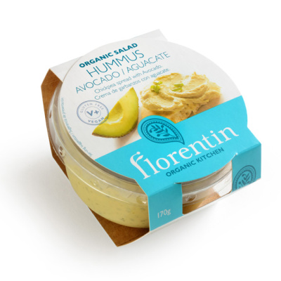 FLORENTIN AVOCADO HUMMUS GLUTEN FREE 170gr bio