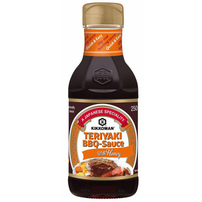 KIKKOMAN TERIYAKI BBQ SAUCE WITH HONEY 250ml