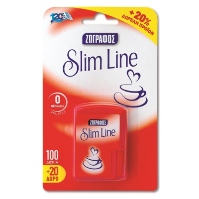 ZOGRAFOS SLIM LINE 100tabs 6.6gr +20tabs FREE