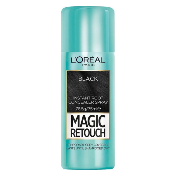 L'OREAL MAGIC RETOUCH DYEING HAIR BLACK 75ml
