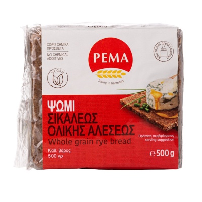 PEMA Ψωμί Σικάλεως Ολικής Άλεσης 500gr