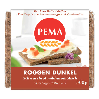 PEMA DARK RYE BREAD 500gr