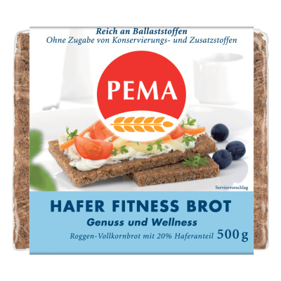 PEMA WHOLE GRAIN OAT BREAD 500gr