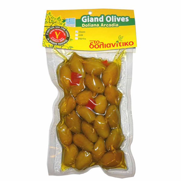 TO DOLIANITIKO BIG OLIVES FROM ARCADIA 250gr