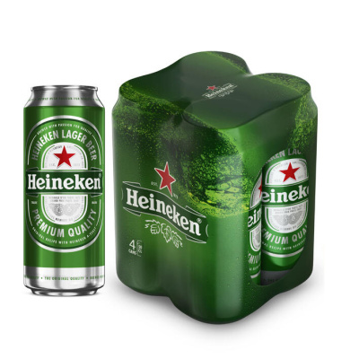 HEINEKEN Μπύρα 500ml 5%VOL 4τεμ