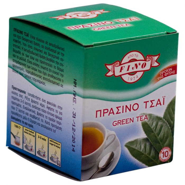 FINO Πράσινα Τσάι 10 φακελάκια 15gr