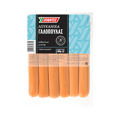 IFANTIS TURKEY SAUSAGES 240gr