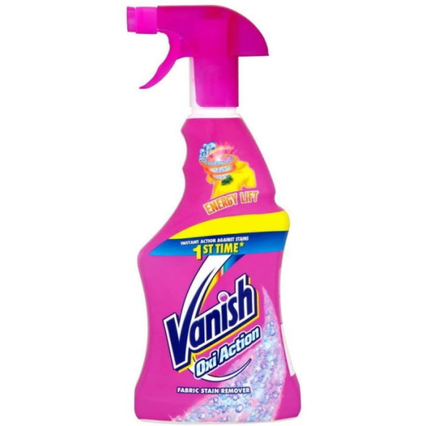 VANISH OXI ACTION FABRIC STAIN REMOVER SPRAY 500ml+50%FREE