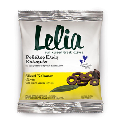 LELIA SLICED KALAMON OLIVES 100gr