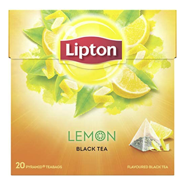 LIPTON Μαύρο Τσάι Λεμόνι 20 φακελάκια 34gr