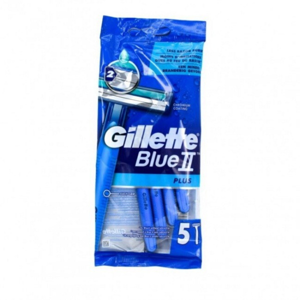 GILLETTE BLUE II PLUS 5pcs