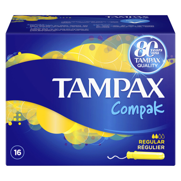 TAMPAX Compak Ταμπόν Regular 16τεμ.